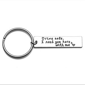 💗NEW ARRIVAL! 🚙 🔑 Drive Safe “ keychain